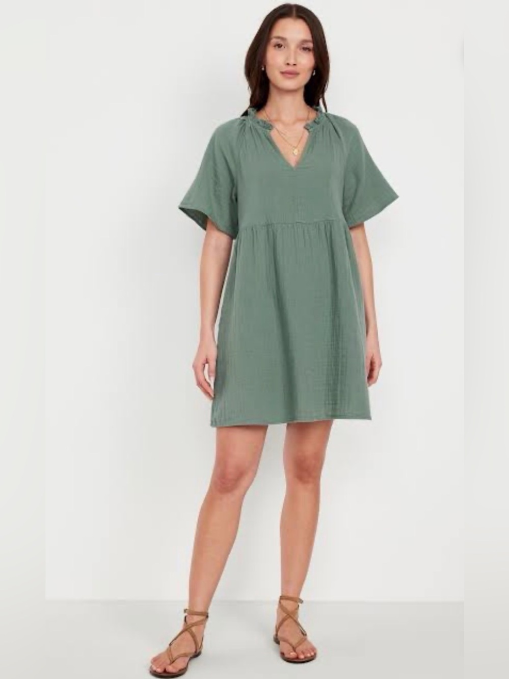 Old Navy Short Sleeve Babydoll Dress